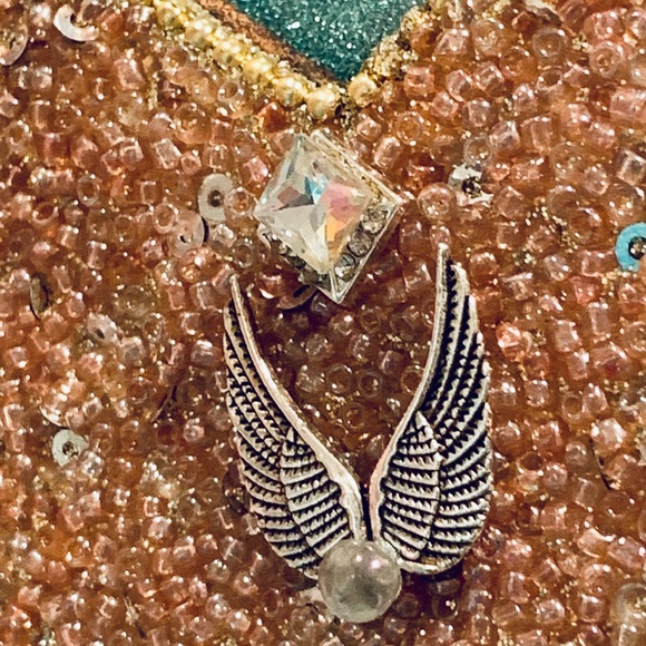 Clear quartz crystal heart shape frame - Picture 7 of 7